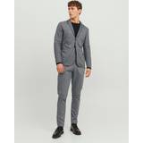 Grey Suits Jack & Jones Jprblabeck Regular Fit Suit