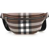 Cotton Bum Bags Burberry Check Belt Bag - Dark Birch Brown
