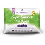 Fiber Pillows Slumberdown Anti Allergy Super Support Firm Support Fiber Pillow