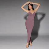 Long Dresses - Slim Shein Solid Backless Bodycon Dress