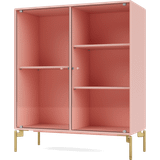 Montana Furniture Ripple II Ruby Glass Cabinet 69.6x82.2cm