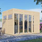 Rowlinson Small Cabins Rowlinson Bertilo Cubus 3 Studio Wooden Summer House (Building Area )