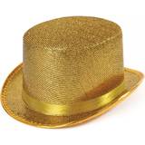 Gold Hats Fancy Dress Bristol Novelty Gold Lurex Top Hat