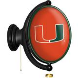 The Fan-Brand Miami Hurricanes Team 21'' x 23'' Rotating Lighted Wall Sign