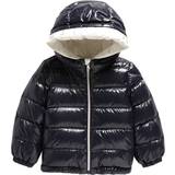 Down jackets - No Fluorocarbons Moncler Baby Aslan Down Jacket - Navy (390967-77D)