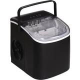 Homcom Ice Maker Machine 12Kg in 24 Hrs Ice Cube Maker with Ice Scoop Basket Black
