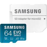 Samsung Memory Cards Samsung Evo select 128gb microsdxc uhs-i u3 130mb/s full hd & 4k uhd memory card