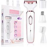 Cheap Ladyshavers Cordless 4 in 1 electric lady shaver for women, rechargeable painless