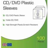CD & Vinyl Storage Neo media cd/dvd 120 micron pvc sleeves 100 pack