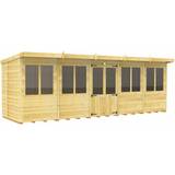 6ft Pent Summer House Wood (Building Area )