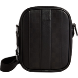 Ted Baker Handbags Ted Baker Waydon House Check PU Flight Bag - Black