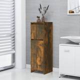 Tall Bathroom Cabinets vidaXL Bathroom Cabinet Engineered Wood
