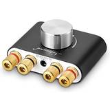 B Amplifiers & Receivers Mini bluetooth power amplifier stereo hi-fi digital amp 2 channel,aux/usb,black