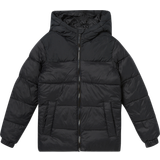 Down jackets - Windproof Jack & Jones Boy's Quilted Jacket - Black (12236884)