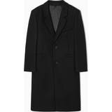 COS Tailored Wool Overcoat - Black