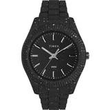 Timex Men Wrist Watches Timex Waterbury Ocean Plastic Black