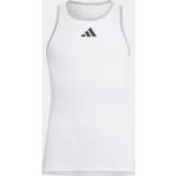 Polyester Tank Tops Children's Clothing adidas Girl's Club Tank Top - White (HS0566)