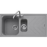 Caple Grey Drainboard Sinks Caple VEI150PG Veis 150