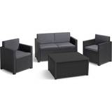 Outdoor Lounge Sets Keter Armona Outdoor Lounge Set, 1 Table incl. 2 Chairs & 1 Sofas