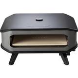 Cozze Pizza Oven 17" Gas With Thermometer - Black