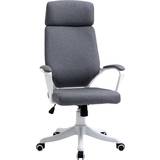 Linen Office Chairs Vinsetto High Back Swivel Office Chair 120cm