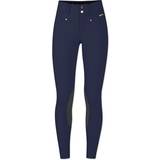 Polyurethane Trousers Kerrits Kid's Crossover II Knee Patch Breeches - Navy