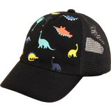 12-18M Caps Shein Baby Dinosaur Pattern Sun Protection Baseball Cap - Black