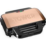 Sandwich Toasters Tower Infinity Deep Fill Sandwich Maker Rose Gold