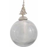 Grey Christmas Tree Ornaments Hill Interiors Noel Collection Midnight Top Bauble Christmas Tree Ornament