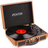 Fenton RP115F retro skivspelare med Bluetooth och USB Brun, Retro skivspelare med Bluetooth och USB Brun