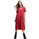 Desigual Midi Dresses - Women Desigual Midikleid Herz-Ausschnitt RED RED, XS