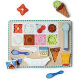 Knob Puzzles on sale Melissa & Doug Ice Cream Wooden Magnetic Puzzle Play Set