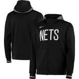 Bundesliga Jackets & Sweaters Nike Brooklyn Nets Thermaflex Full Zip Hoodie Mens