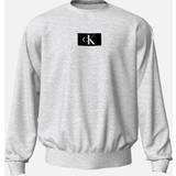 Calvin Klein Men Jumpers Calvin Klein Lounge Logo Sweatshirt Grey