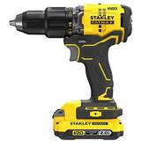 Stanley Drills & Screwdrivers Stanley Fatmax V20 18V Brushless Combi Hammer Drill In A Kitbox 2X2.0Ah, 2A Charger