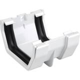 Sewer Pipes on sale Wavin OSMA Squareline Jointing Bracket 100mm White 4T805w