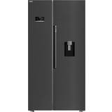 Beko black fridge freezer Beko American Style Side Display 980mm ASD2442VPZ Black