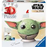 Star Wars 3D-Jigsaw Puzzles Ravensburger 3D Puzzle Star Wars Stitch Mandalorian Grogu 72 Pieces