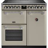 Electric Ovens - Two Ovens Cookers Stoves Richmond Deluxe ST DX RICH D900Ei Grey