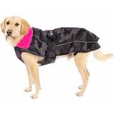 Dryrobe Dog Black Camo & Pink Grey