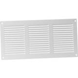 Europlast White 12x6" inch Metal Air Vent Grille Cover Insect Mesh - Ventilation Cover