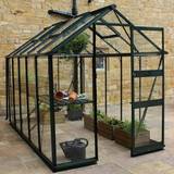 Halls Freestanding Greenhouses Halls Cotswold Burford Small Greenhouse Toughened