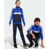 Boys Tracksuits Children's Clothing adidas Essentials 3-Stripes Tiberio Tracksuit - Semi Lucid Blue/White/Legend Ink/White