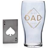 White Beer Glasses Hotchpotch Orion 'Dad' Beer Glass