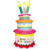 Cake Candles Valiant Inflatable 6ft Birthday Cake Decoration