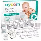 Cupboard & Drawer Locks Aycorn Magnetic Safety 10 Locks & 2 keys