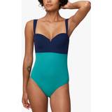 Triumph Swimsuits Triumph Summer Glow Padded Swimsuit Green/Navy 16B