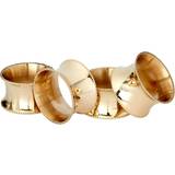 Brass Napkin Rings Premier Housewares Set 4 Beaded Napkin Ring