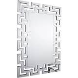 Rectangular Wall Mirrors Furniturebox Venetian Wall Mirror 66x100cm