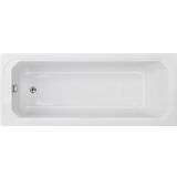 Bathtubs Hudson Reed Ascott Traditional White Single Deco Bath 1700x750mm